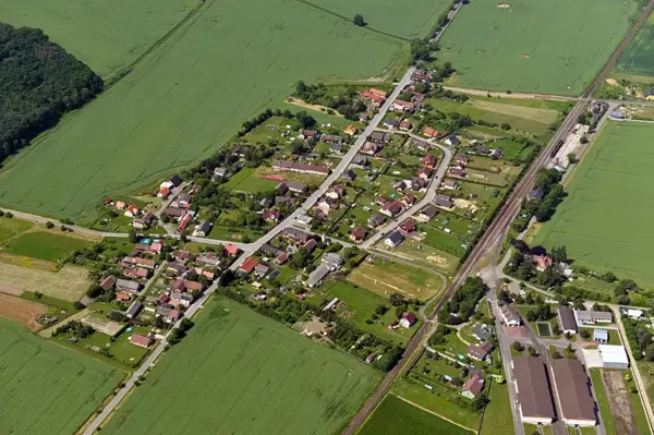 Butoves letecký pohled