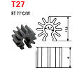 T26 Chladič RT44°C/W bez eloxu