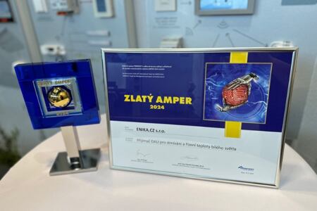 ENIKA.CZ získala ocenění Zlatý Amper na brněnském veletrhu