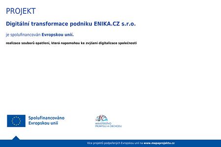 ENIKA.cz se zapojuje do digitální transformace s podporou EU