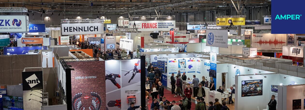 AMPER 2026 ukázal jasný směr: Budoucnost patří bezdrátovému řízení a chytrým datům
