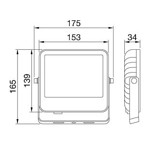 ELIA FL XS2 20W 3K 100° GWF1100BL830
