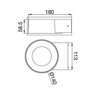 ELIA OL 8W 4K BK OPAL GWF2100FR840