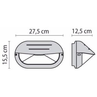 SUPERDELTA OVALE VISA rozměry