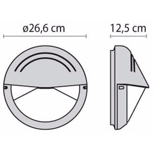 SUPERDELTA TONDO VISA rozměry