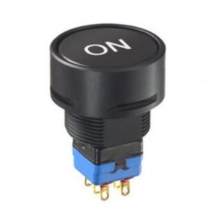 WPS452G01 tlačítko ON-MOM 2 pól páj.očka