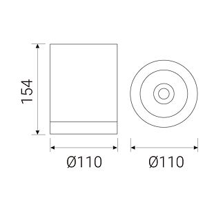 HALL LED CEILING  - výkres